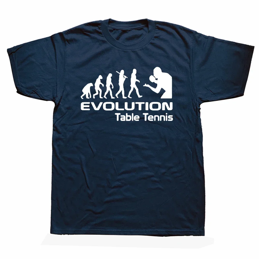 Table Tennis Graphics - Graficzny bawełniany t-shirt streetwear z krótkim