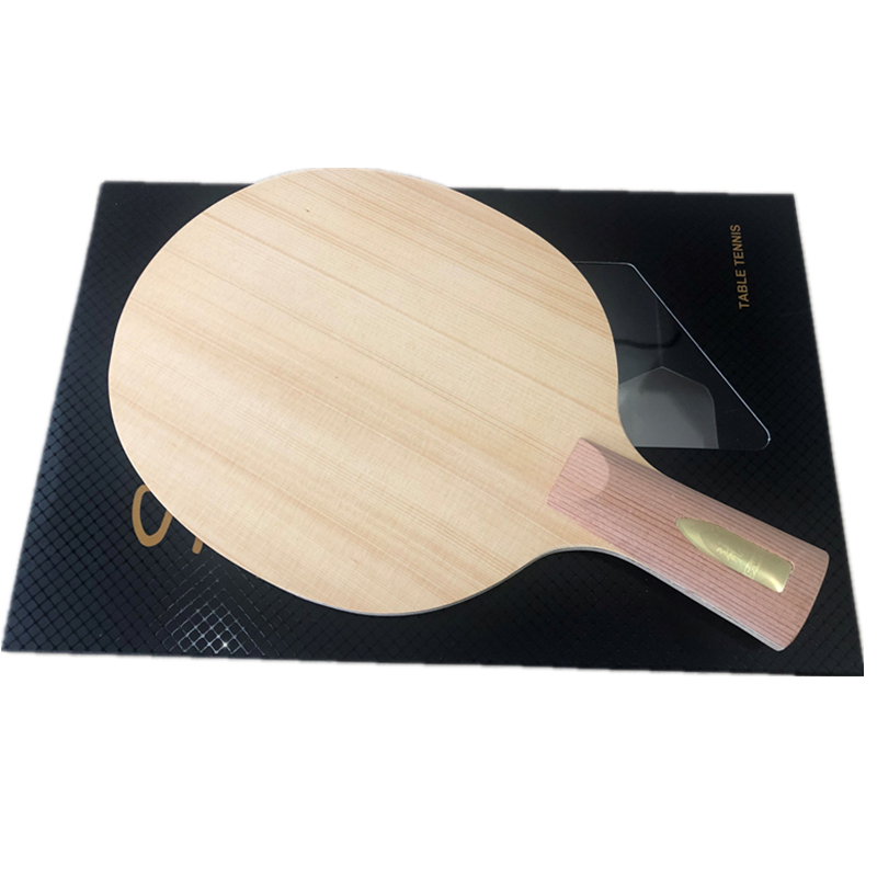 Table Tennis Forehand - Stuor BLUE Carbon Hinoki Table Tennis