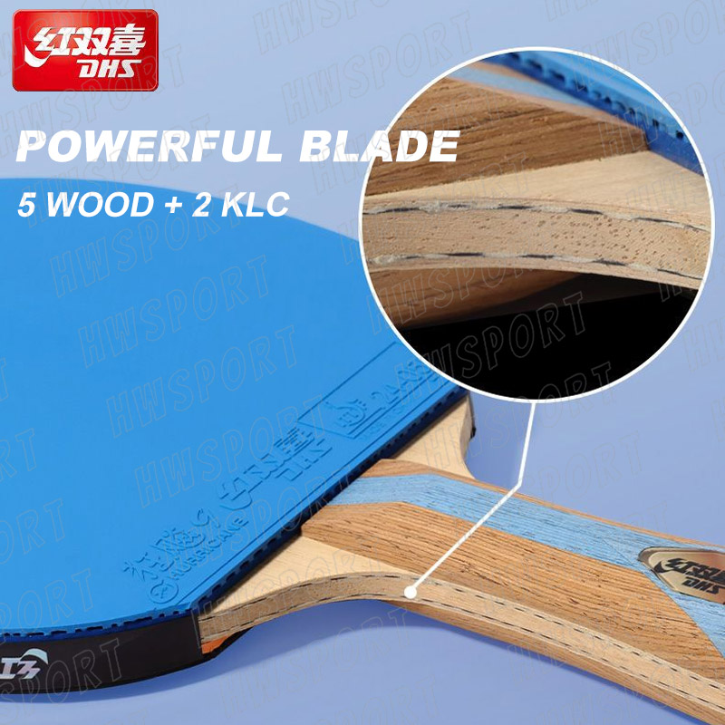 DHS 6 gwiazdek kolor rakieta d – Table Tennis Bat Butterfly recenzja i cena