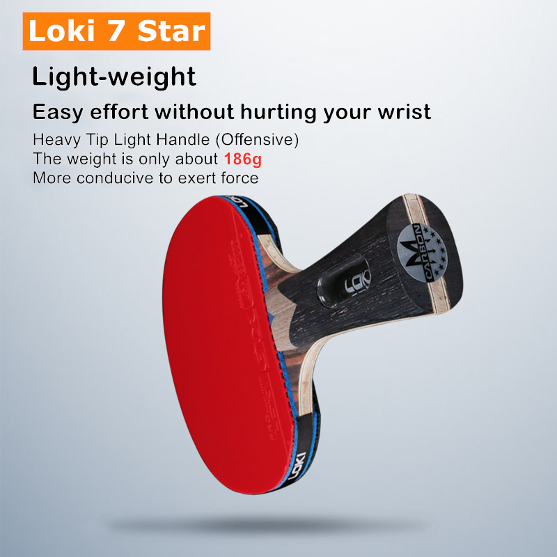Loki 7 Star rakieta do tenisa  – Table Tennis Bat Butterfly recenzja i cena